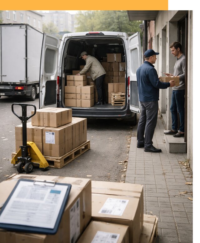 Доставка грузов от двери до двери с таможней от 47966 руб.