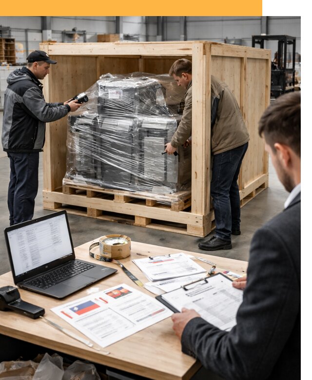 Доставка промышленного оборудования из США от 69284 руб