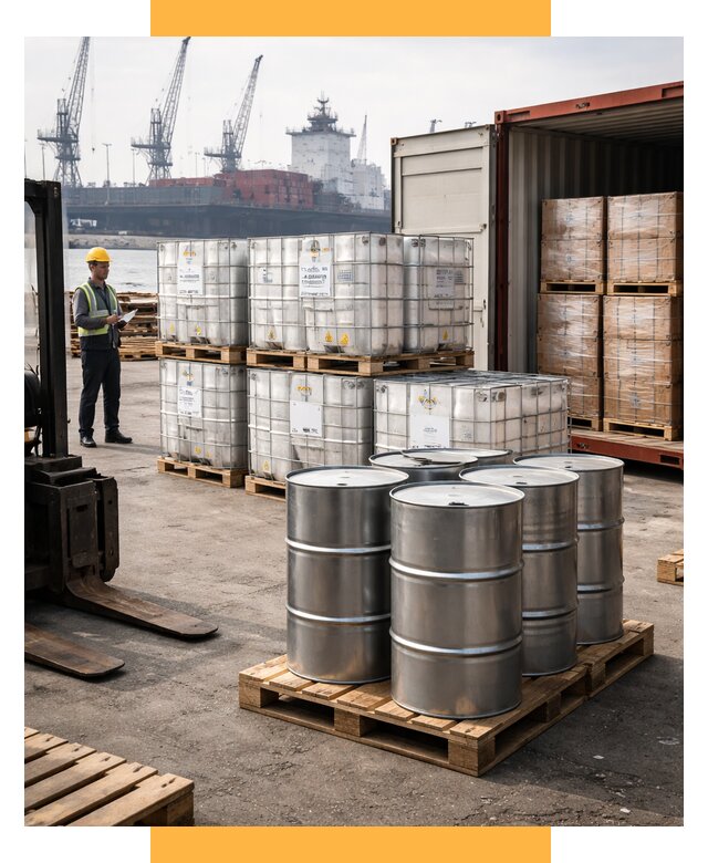 Доставка химического сырья из Индии от 266475 р. | СетСервис-Энг