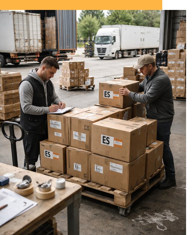 Доставка грузов в Испанию автотранспортом от 37307 руб