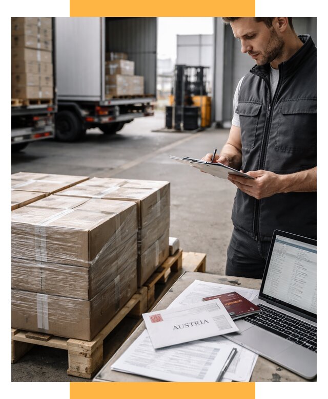 Доставка в Австрию от 69284 р. Логистика и экспорт СетСервис-Энг