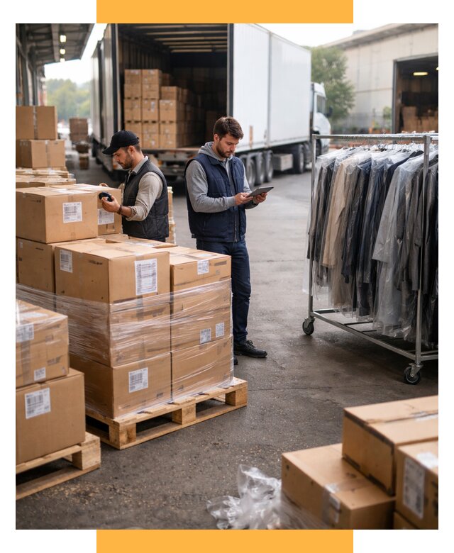 Перевозка и доставка одежды из Китая от 7994 р., СетСервис-Энг