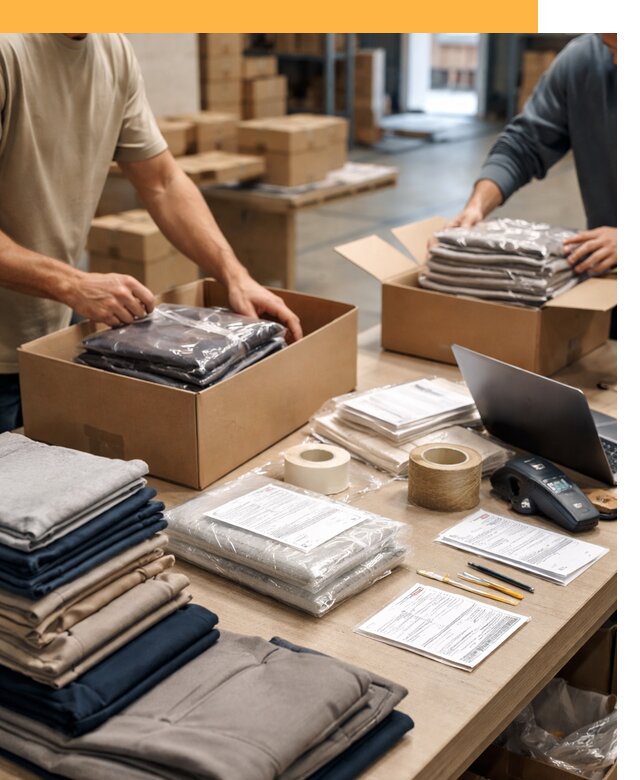 Перевозка одежды по миру от 7994 руб. с таможенным оформлением