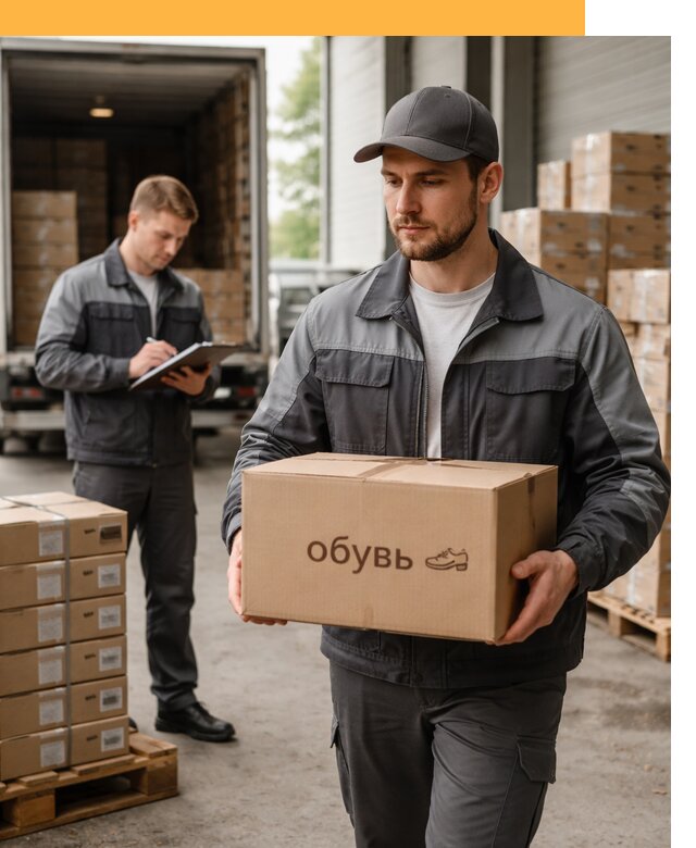 Международная перевозка обуви с таможенным оформлением от 4797