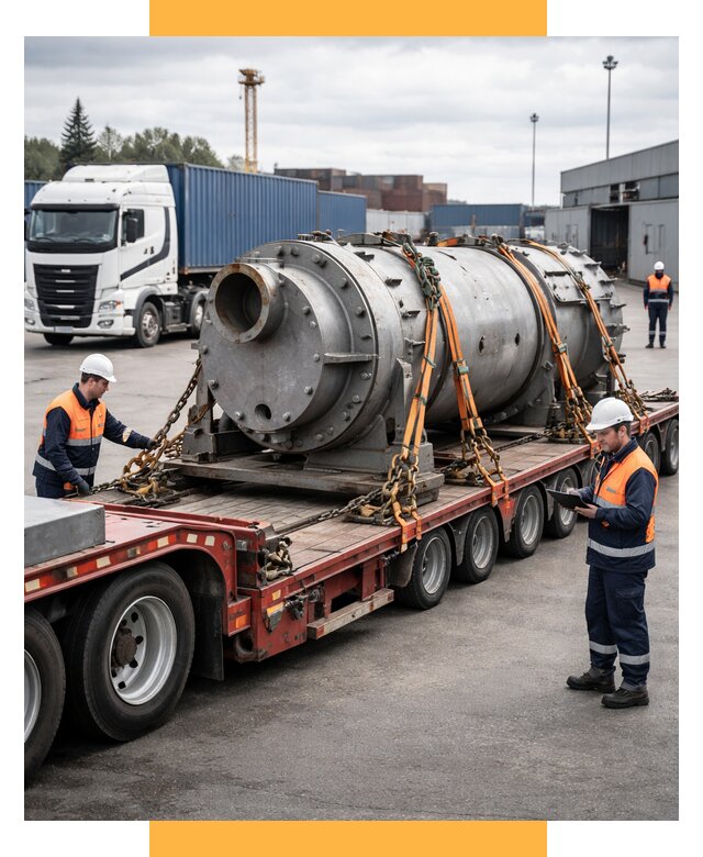 Перевозка тяжеловесных грузов под ключ от 159885 р. | СетСервис-Энг