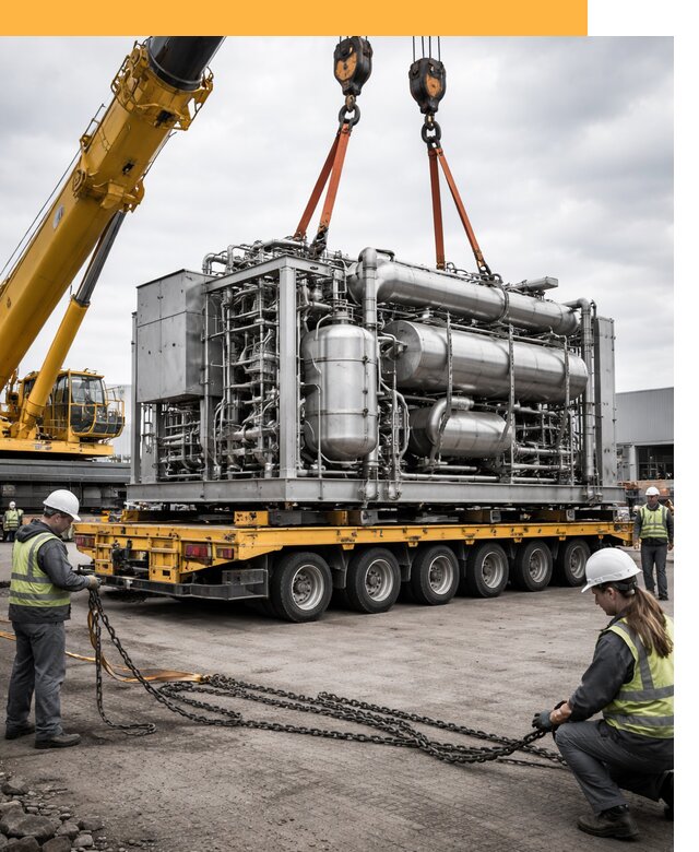 Перевозка тяжеловесных грузов по миру от 159885 руб