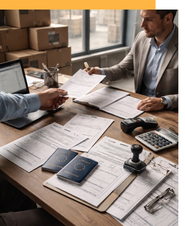 Таможенное оформление грузов из Европы от 9060 руб