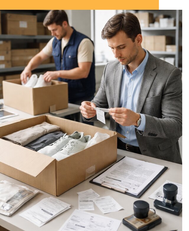 Таможенное оформление одежды и обуви по выгодной цене от 6928 руб