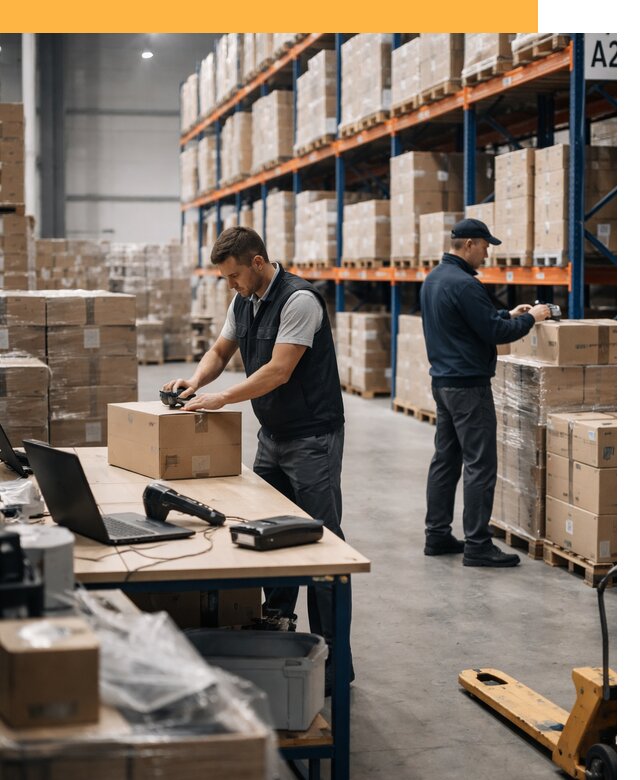 Склад консолидации в Европе: хранение, сортировка от 6928